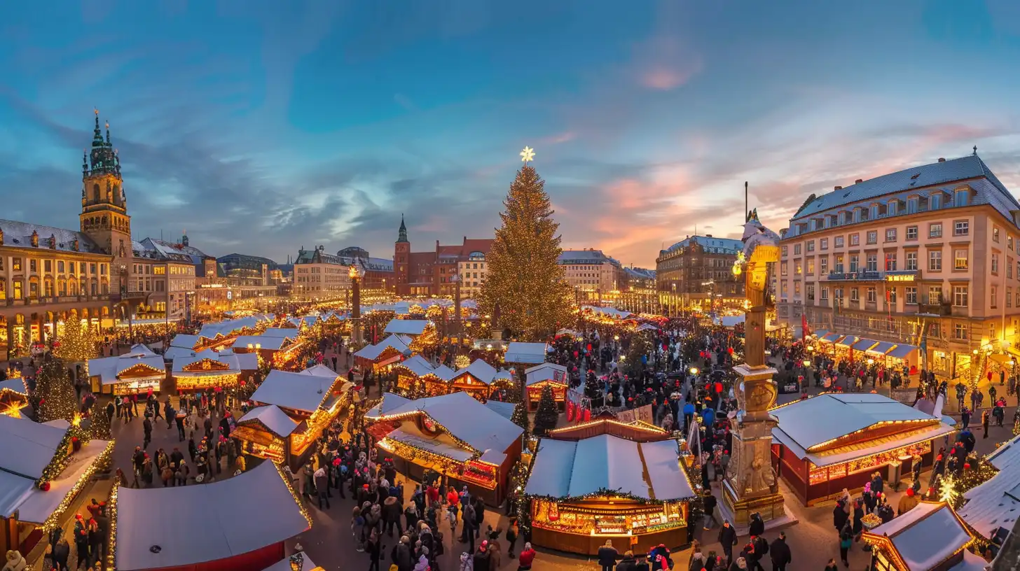 De grootste kerstmarkten van Europa in cijfers